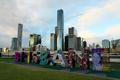 A view of the Southbank forecourt in Brisbane