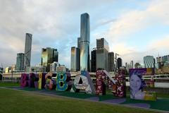 A view of the Southbank forecourt in Brisbane
