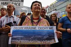 Pro a protiislámské demonstrace v centru Prahy 18.7. - finální foto