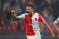 fotbal, Evropská konferenční liga 2021/2022, Slavia Praha - Union Berlín, Ivan Schranz, gól, radost