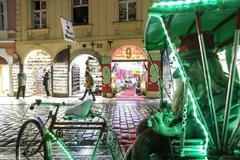 Reklama v městské památkové zóně v centru Prahy, vizuální smog