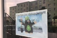 V polském městě Bogatynia se objevil nápis proti Čechům