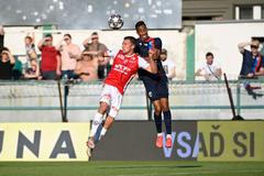 Utkání 9. kola první fotbalové ligy: FK Pardubice - Viktoria Plzeň