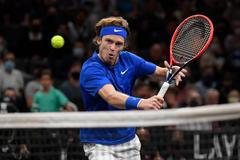 Andrej Rubljov z Týmu Evropy během Laver Cupu 2021