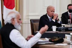 U.S. President Biden hosts 'Quad nations' meeting at the Leaders' Summit of the Quadrilateral Framework at the White House in Washington