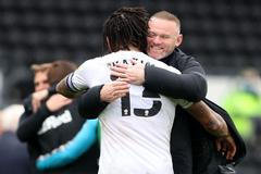fotbal, anglická II. liga, 2020/2021, Derby County v Sheffield Wednesday, trenér Wayne Rooney