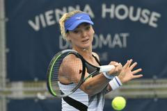 Tereza Martincová v semifinále turnaje v Praze 2021