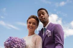 Novomanželé Elina Svitolinová a Gaël Monfils