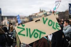 Fridays for Future Praha - první studentská stávka / protest za změnu postoje v boji proti změně klimatu, 15. 3. 2019