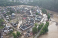 Symbol katastrofálních záplav v Německu. Záběry z výšky odhalily zkázu celé vesnice
