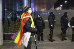 Strajk kobiet, Polsko, demonstrace, potratový zákon, policie, stávka žen, MDŽ, 8. 3. 2021