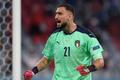 Belgie - Itálie, čtvrtfinále Euro 2020, slavící Gianluigi Donnarumma