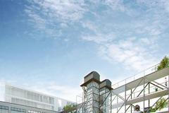 Vizualizace Nákladového nádraží Žižkov