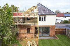 Ilustrační foto / Stavebnictví / Stavba / Bydlení / Stavební průmysl / Novostavba / Dům