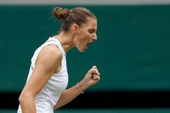 Karolína Plíšková ve finále Wimbledonu 2021