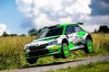 Jan Kopecký, Škoda Fabia Rally2 evo na trati Rallye Bohemia 2021