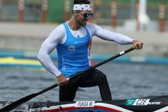 Kanoista Martin Fuksa v semifinále C1 na OH 2020