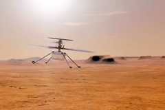 Test vrtulníku Ingenuity v atmosféře Marsu