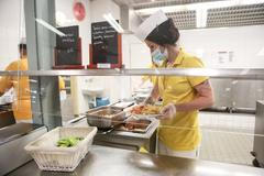 ČEZ Jaderná elektrárna Dukovany, pandemie, restauarce, jídlo, obsluha, jídelna, koronavir