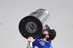 Tisková konference Tampy Bay, vítězů NHL