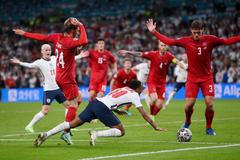 Euro 2020, Anglie - Dánsko, penalta