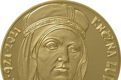 Zlatá mince ČNB-kněžna Ludmila