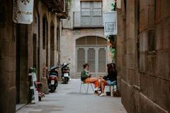 Sousedské tlachání, Španělsko, ilustrační foto