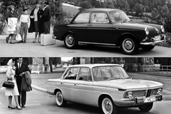 Volkswagen a BMW koláž