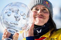 Eva Samková, vítězka Světového poháru 2020-21