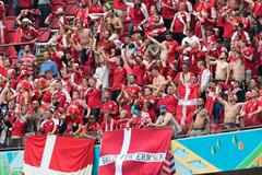 Dánští fanoušci na Euru 2020