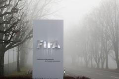 Logo Mezinárodní fotbalová federace FIFA v Curychu