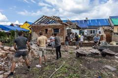 Tornádo, odstraňování následků, jižní Morava