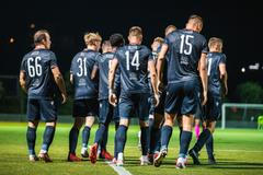 fotbal, Evropská konferenční liga 2021/2022, Brest - Plzeň, fotbalisté Plzně