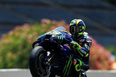 Valentino Rossi na Yamaze v závodě MotoGP v rámci GP Španělska 2020