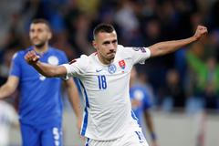 fotbal, kvalifikace MS 2022, Slovensko - Kypr, Ivan Schranz