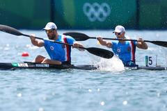 Český deblkajak Josef Dostál a Radek Šlouf na LOH 2020