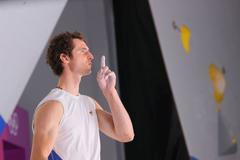 Sportovní lezec Adam Ondra na OH 2020