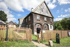 Stará škola Křižany, Liberecký kraj, kulturní památka, hudebník David Landštof