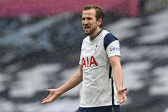 fotbal, anglická liga 2020/2021, Premier League, Tottenham Hotspur v West Bromwich Albion, Harry Kane