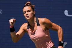 Maria Sakkariová ve třetím kole US Open 2021