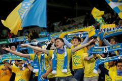 Fanoušci Astany v Evropské lize 2018