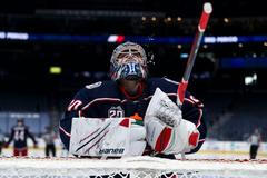 Elvis Merzlikins  NHL Columbus