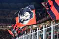 Fanoušci AC Milán na zápase s FC Turín