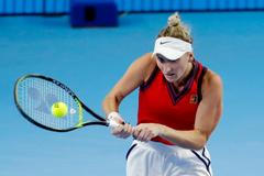 Markéta Vondroušová v semifinále turnaje v Moskvě 2021