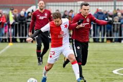 Silvestrovské derby 2019 - Tomáš Pešír a David Lafata v souboji