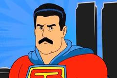 Nicolás Maduro superhrdina superknírač