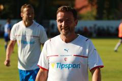 fotbal, exhibice, Psáry, vicemistři Evropy 1996, Vladimír Šmicer