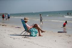 dovolená, pláž, teplo, moře