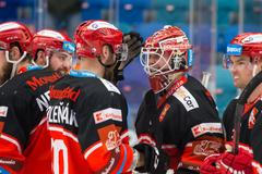 hokej, extraliga 2021/2022, Hradec Králové - Třinec, radost hokejistů Hradce