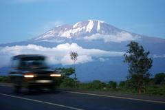 Kilimandžáro hora sníh ledovec afrika